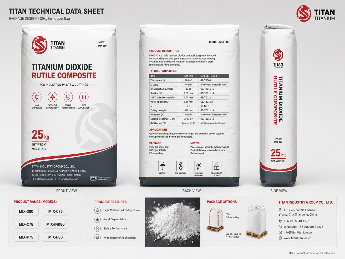 MIX-380 Titanium Dioxide product