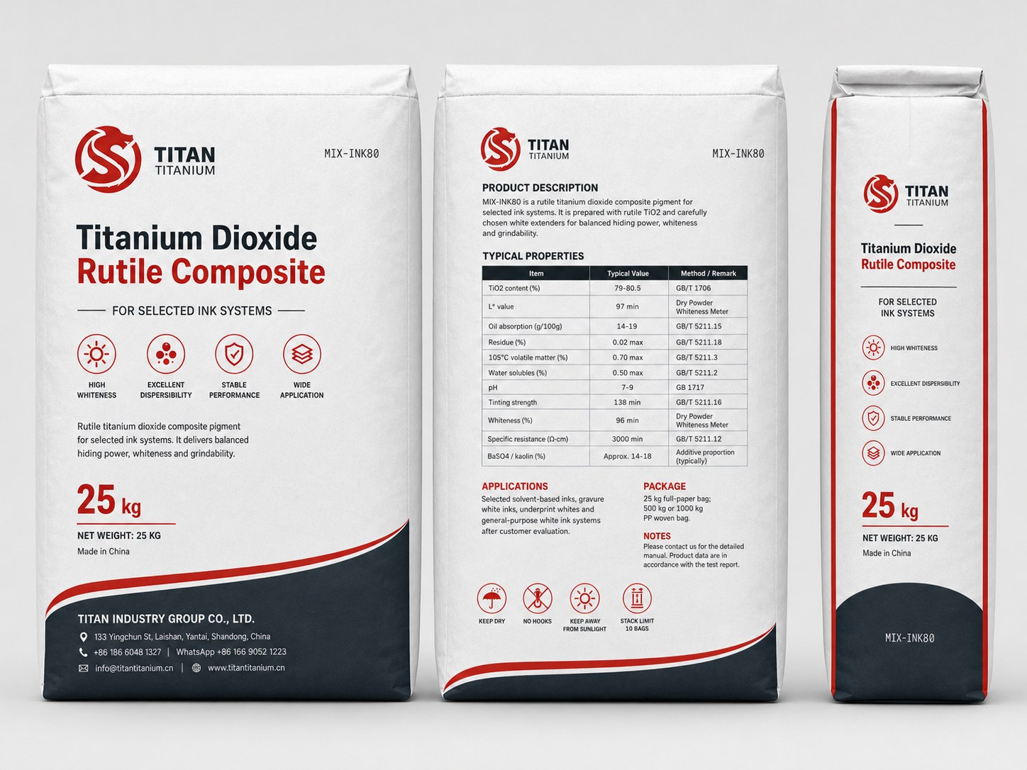 MIX-INK80 Titanium Dioxide product